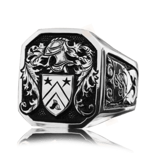 Family Crest Silver Ring.