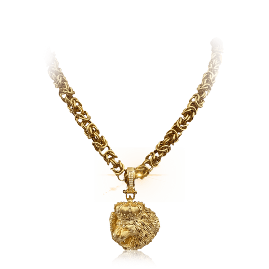 Gold Lion Necklace