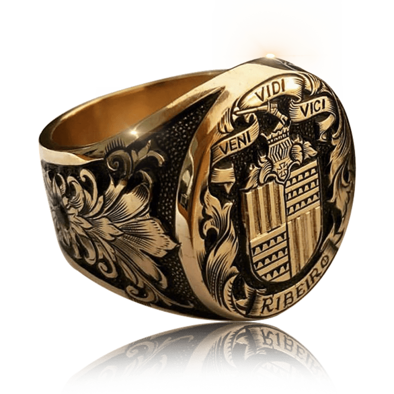 Emperor Ring Family Crest customized